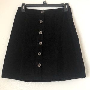Black Skirt Corduroy